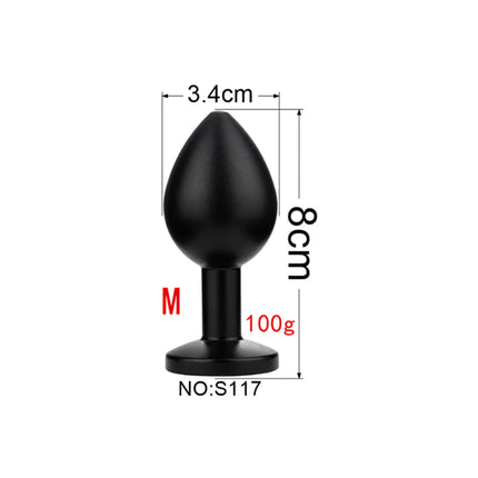 Spades Q Metal Anal Plug Fetish Butt Plug Fantasy Adult Game Prostate Massage Masturbator Anal SM Stimulation Adult Sex Toys 18+