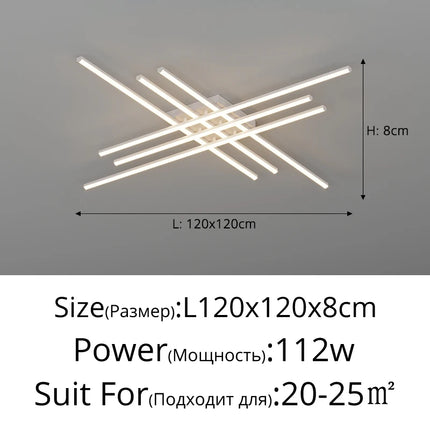 Fixtures Ceiling Light Geometric Aesthetics For Living Room Bedroom Dining Room Black Chandelier Ceiling Lamp Fixtures Home Lamp