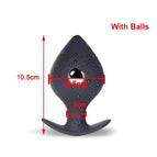 5.5cm with balls