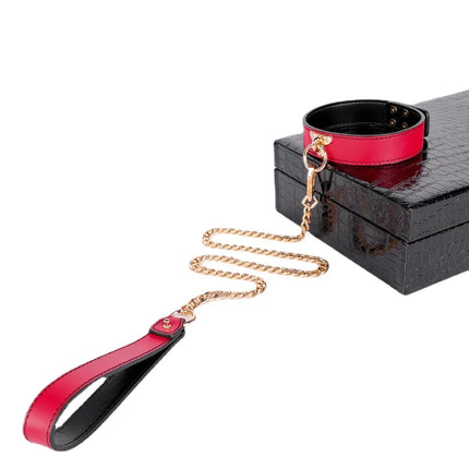 BLACKWOLF Slave Bed Bondage Collar Neck Restraint with Leash BDSM Erotic Sex Toys For Women Couples Adult Games Erotic Product