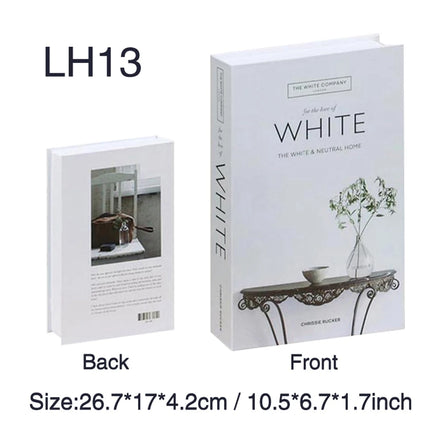 Morandi Decorative Book Open Luxury Fake Book Storage Box Home Decor Matisse Boho Bauhaus Coffee Table Shelf Interior Decoration