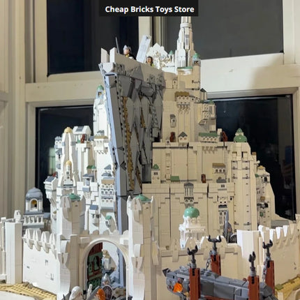 8278pcs The City Minas Tirith Capital Dispaly Model Bricks Building Blocks Kit Cheapest Set Gifts for Adults for Home Decor