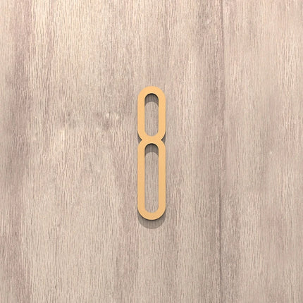 On The Door Extra Apartment Floating Exterior House Metal Building 3D Digits Number Art Nordic Home Decor Wall Sticker Acrylic