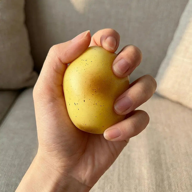 Fluid Potato Squishy Toy Slow Rise Stress Ball, Realistic Fruits Fidget, Decompression Gift For Kids & Adults Anxiety Relief