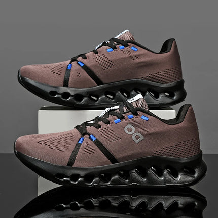 Men Casual Sports Running Shoes Marathon Air Cushion Breathable Lightweight Men Comfortable Athletic Nonskid Sneakers Outdoor