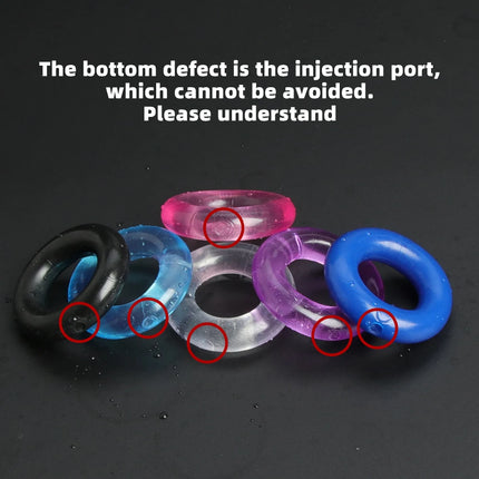 6 Pcs Penis Ring Cock Ring For Men Delay Ejaculation Silicone Set Adult Product Male Rings Lasting Erection For Couple Sex Toys