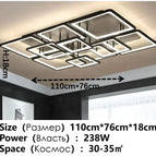 Black 10 head / Dimmable with remote