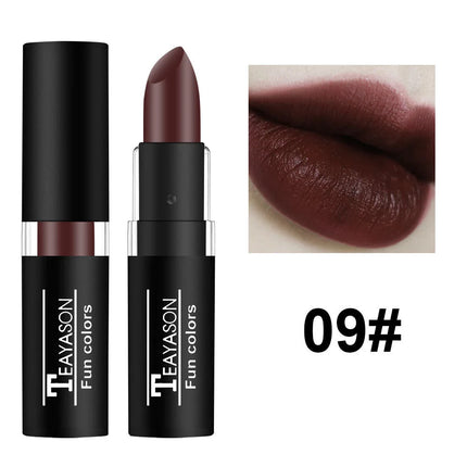 Vampire Cosplay Matte Lipstick Moisturizing Long Lasting Waterproof Non Fade Black White Colorful Lip Gloss