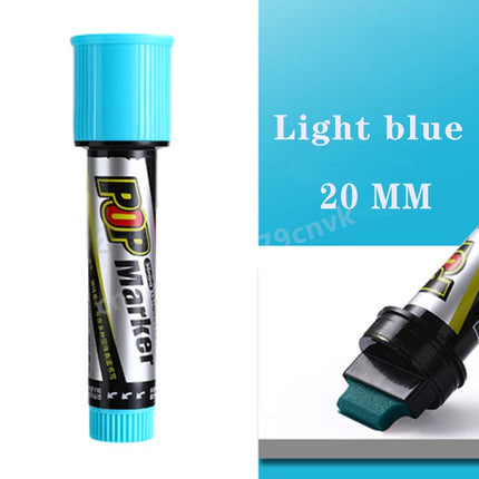 POP Waterproof Paint Permanent Sketch Graffiti Refillable Markers Pen Drawing Poster Manga Office School Art Stationery Supplies