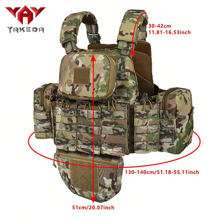 YAKEDA 5-Piece Training Vest - Detachable Expandable Waterproof