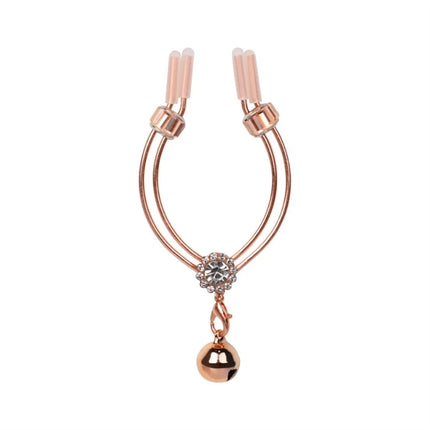 Female Adjustable Clitoris Nipple Clamp With Bell Stimulator Supplies Erotic Toys Punishment Devices Training Aids Sex Toys