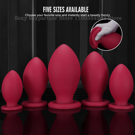 NEW Dragon Egg Anal Plug Xxl Fisting Anal Plug Smooth Silicone Butt Plug Prostate Sex Toy For Women/Men 18 Dilatador Anal Beads
