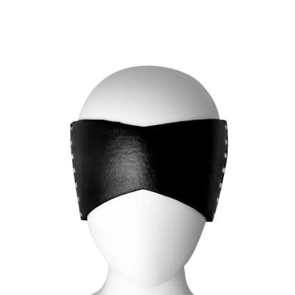 Black Leather Cosplay Blindfold Sexy Fashion Adult Eye Patch Party Costume Roleplay Props Sex Toys For Men Women Adult Games