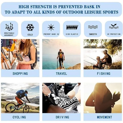 6pcs Unisex Tattoo Arm Sleeves To Cover Arms Sun Protection UV Protection Cool Tattoo Print Sleeve for Outdoor Cycling
