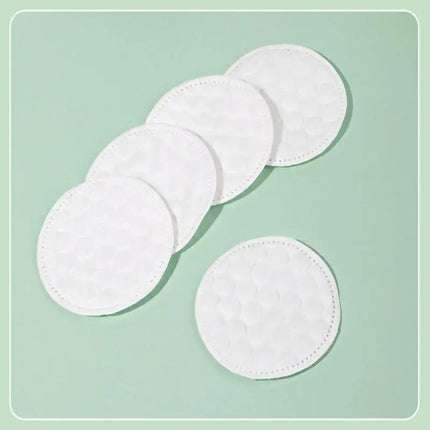 100 Pcs Soft And Breathable Circular Makeup Remover Pads Double-Sided Pearl Textured Cotton Pads, Used For Daily Facial Cleaning
