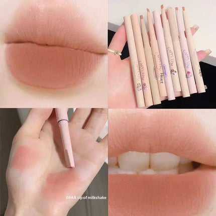Nude Light Sweet Soft Matte Lip Liner Pencil Long-Lasting Resistant to Fading And Makeup Removal Shapes the Lip