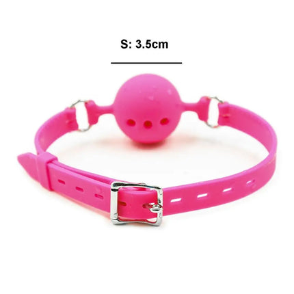 3 Sizes Soft Silicone Gag Ball BDSM Oral Bondage Gear Fetish Open Mouth Breathable Sex Toys For Couples Cosplay Slave Adult Game