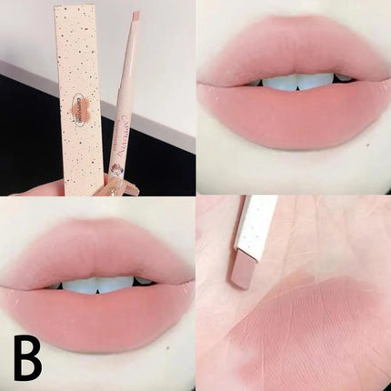 5 Colors Matte Lip Liner Lipstick Pen Long Lasting Non-stick Cup Waterproof Smooth Soft Velvet Lipliner Pencil Makeup Cosmetics
