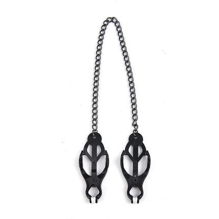 Metal Stimulator Breast Nipple Stainless Steel Clamps With Chain Clips Female Men Nipple Rings Exotic Accessories