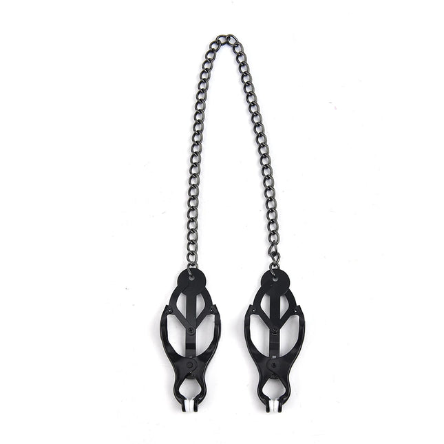 Metal Stimulator Breast Nipple Stainless Steel Clamps With Chain Clips Female Men Nipple Rings Exotic Accessories