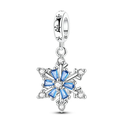 Blue Series 925 Sterling Silver Owl Butterfly Pirate Ship Car Beetle Clogs Charm Fit DIY Bracelet Necklace Fun Matching Gifts