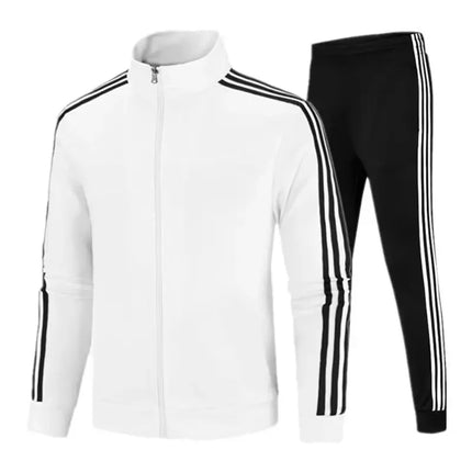 Men's Sportswear Set - Casual Running Tracksuit / Ensemble Sport Homme - Survêtement Course Décontracté