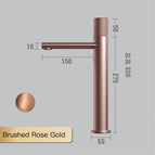 Brushed Rose Gold 02 / G1/2