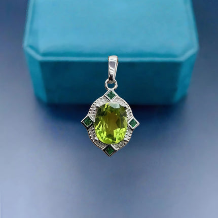 DIY Empty Pendant Holder S925 Sterling Silver Setting 7*9mm Ellipse Stone Design Fine Charm Weddings Jewelry Accessory for Woman