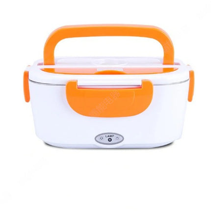 New Home 110V 220V Stainless Steel Electric Lunch Box Small Office Picnic Portable Lunch Box Insulation Lunch Box Food Container