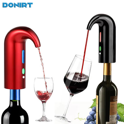 Electric Wine Decanters Smart Wine Pourer USB Charging Auto Drinks Dispenser Quick Automatic Red Wine Aerator Supplies Bar Tools