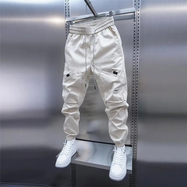 2025 New Men Joggers Autumn Sweatpants Spring Drawstring Casual Pants Workout Running Cotton Sports Trousers Men Clothing