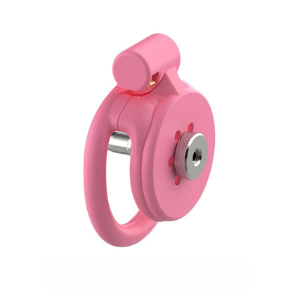 Urethral Inverted Negative Male Chastity Lock Flat Cock Cage with 4 Size Rings Metal Urethral Catheter BDSM Sex Toys for Men