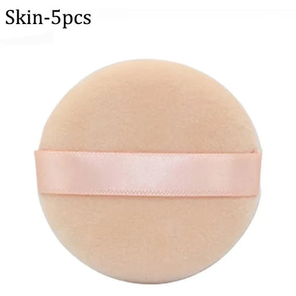 5/10Pcs Soft Velvet Makeup Sponge Loose Powder Cosmetic Puff Double-sided Face Makeup Sponge Concealer Wet Dry Makeup Tools