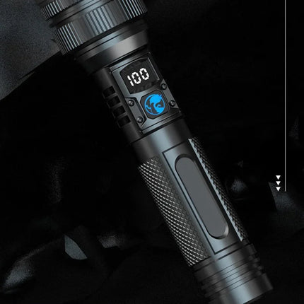 2000LM Super Bright LED Flashlight, USB-C Rechargeable with Digital Display Torch,Long Lasting for Outdoor Camping Emergency