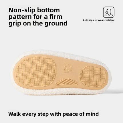 Miffy Cute Plush Cotton Slippers for Women Winter Comfort Warm Cotton Shoes Cartoon Anime Non Slip Home Bedroom Slippers Gifts