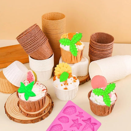 Rose Petal Flowers Leaf Silicone Mold DIY Cake Baking Decoration Fudge Pudding Chocolate Mold Flowers Jewelry Baking Supplies