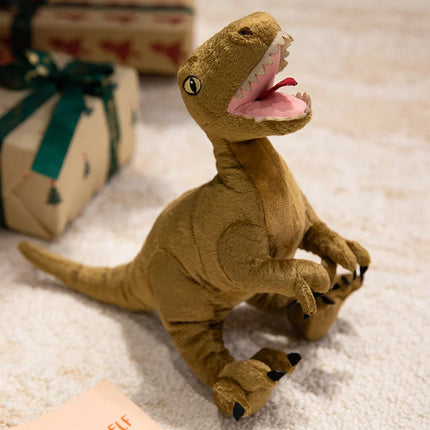 Dinosaur Plush Toy Cartoon Animal Velociraptor Brontosaurus Triceratops Tyrannosaurus Rex Stuffed Doll Kids Creative Gifts
