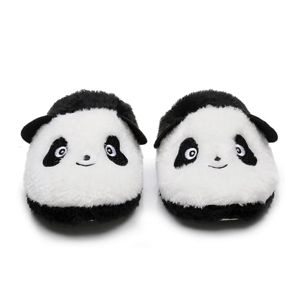 Warm Cute Panda House Slippers Soft Non Slip Fleece Plush Home Shoes Non-Slip 2024 Fashion Shoes Winter Fluffy Slippers Zapatos