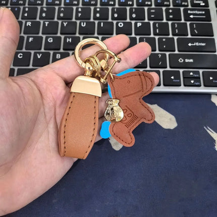 Cartoon Horse Keychain Year of Horse Leather Horse Pendant Horse Ornament Chinese Zodiac Chinese New Year Gift Birthday Gift