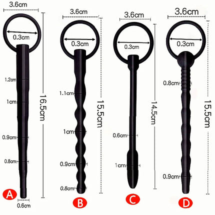 Hollow Silicone Urethral Plug Sound For Prostate Massage And Urethra Dilation As Mens Masturbator With Urethral Stimulator
