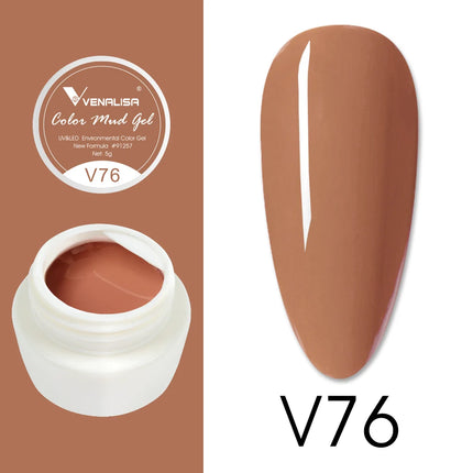 VENALISA Color Mud Gel Pure DIY Nail Art Design UV Gel Polish Professional Manicure Varnishes for Quality Artistry