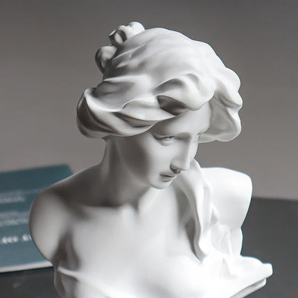 European David Head Figurine Greek Mythology Venus  Resin Statue Home Figures Sculpture Bookshelf Decorations Art Sketch Prop