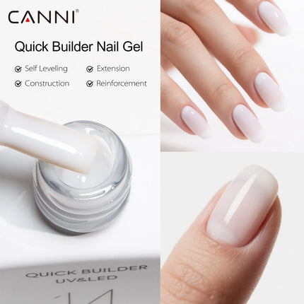 9ml CANNI Nail Gel Polish HEMA FREE TPO FREE French Nail Design Rubber Base Gel Builder Nail Gel In Bottle Semi Permanent Gel