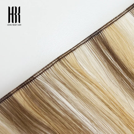 Genius Weft 100G/pc Real Remy Human hair Straight Invisible Chinese Hair Extensions Hair Bundles For Women Hair Weave 16-22 Inch