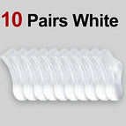10 Pairs White / 36-44EU
