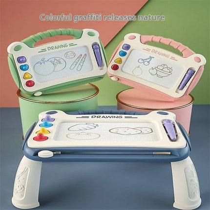 Children's Drawing Board Baby Magnetic Writing Board 1-3 Years Old Kidsren's Graffiti Painting Erasable Magnetic Home Drawing Toy