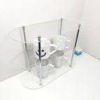 40cm Oval Clear