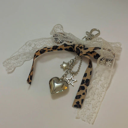 Y2K Phone Charm Bow Heart Star Keychain Pendant Kawaii Key Chain Bag Phone Chain Cute Accessory For Girls Women Jewelry