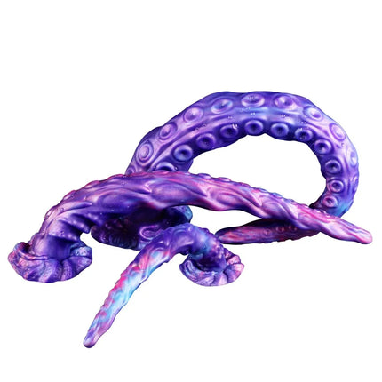 Octopus Tentacle Anal Plug Realistic Suction Cup Dildo Purple Pink Gradient Adult Toy for Men Women Couples Fantasy Sex Toy