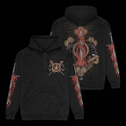 Power Meta Rock Band Powerwolf Graphic Print Hoodie Men Women Oversized Pullover New Fashion Streetwear Hip Hop Style Sweatshirt